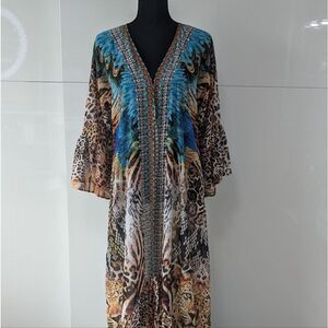 RANEE'S Animal Print Kimono NWT